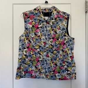 Vintage Reversible Floral Vest